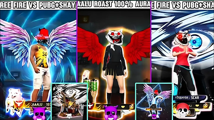 PUBG VS FREE FIRE IN SHAYARI GIRL VS BOYS #freefire #pubg #shayari #viralvideo king is livez 