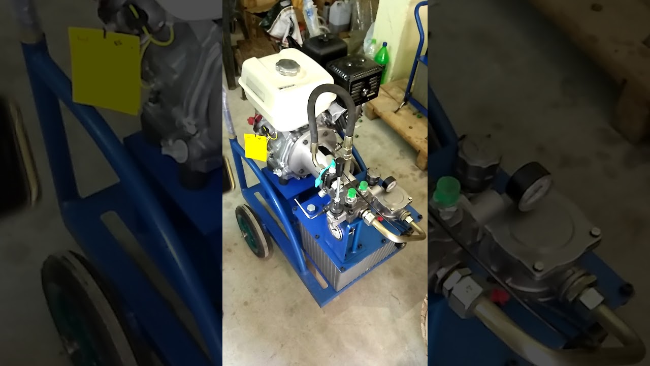 Hydraulic power pack pressure adjustment video YouTube