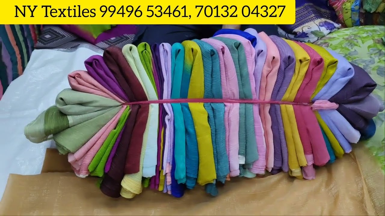 Wholesale cut piece sarees in madina 