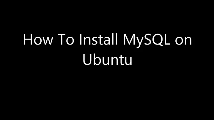 How To Install MySQL on Ubuntu 14.04 LTS [Quickly]