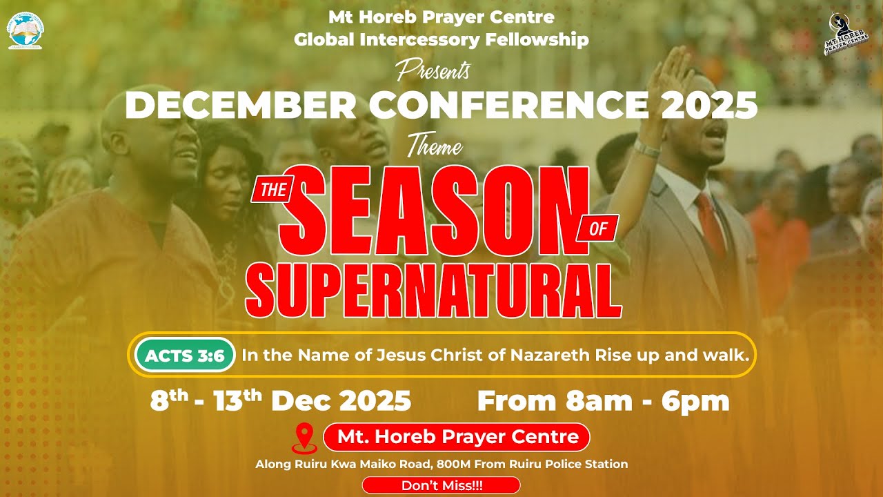 DECEMBER CONFERENCE 2025 ll FINAL DAY (DAY 6)- 1ST SESSION- WORSHIP ...