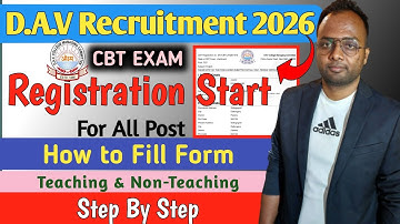 D.A.V Staff Recruitment 2026🔥Form Filling 📝Step by Step📝|Teaching & Non-Teaching #davschool