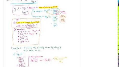 FORM 4: Changing base of logarithms