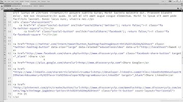 21. Web development integration : JavaScript Dynamic content Share Button code