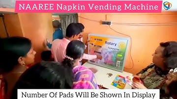 Automatic Horizontal Sanitary Napkin Vending Machine 100 | Rayaan Trading Services -#vendingmachine
