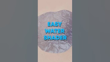 How to create an easy water shader in #blender #blender3d #tutorial #3dart #procedural #watertexture