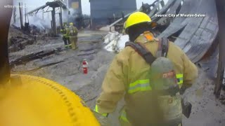 Chance of explosion at Winston-Salem fertilizer plant fire goes down
