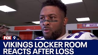 Vikings locker room reacts after loss to Bengals