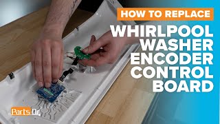 How to replace Encoder Control Board part # W11481116 on your Whirlpool Maytag Washer