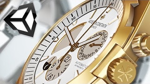 Unity realistic graphics : Interactive Online Watch 3d configurator