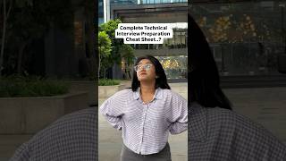 Complete Technical Interview Cheat Sheet (2025 Edition) | Intellipaat #shorts