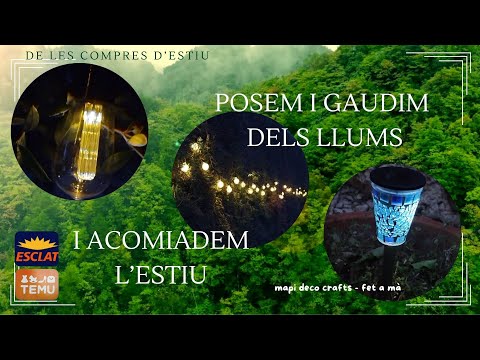 COL·LOQUEM i ENCENEM els LLUMS SOLARS del Haul de TEMU/We place and light the TEMU Haul Solar lights