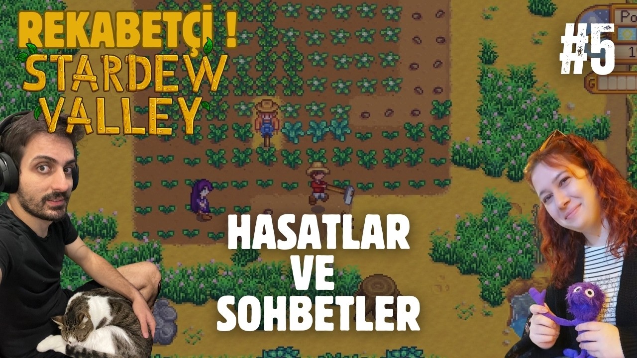 DÜNYANIN EN CHILL OYUNUNU KAOSA ÇEVİRDİK | 🌾Rekabetçi Stardew Valley Bölüm 5