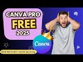 CANVA PRO FREE LIFETIME 2025 | How to get Canva pro free Sinhala | Learn with DMC | 2025 Guide