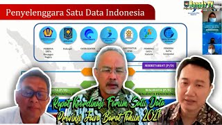 Koordinasi Forum Satu Data Indonesia Provinsi Jawa Barat 2021 | SIBANGDA TV
