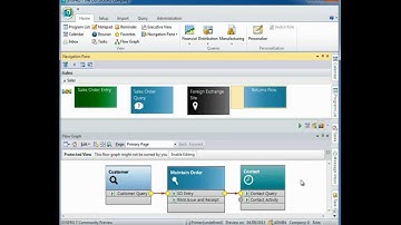SYSPRO ERP Software Sneak Preview - Dynamic Menu Navigation in SYSPRO 7