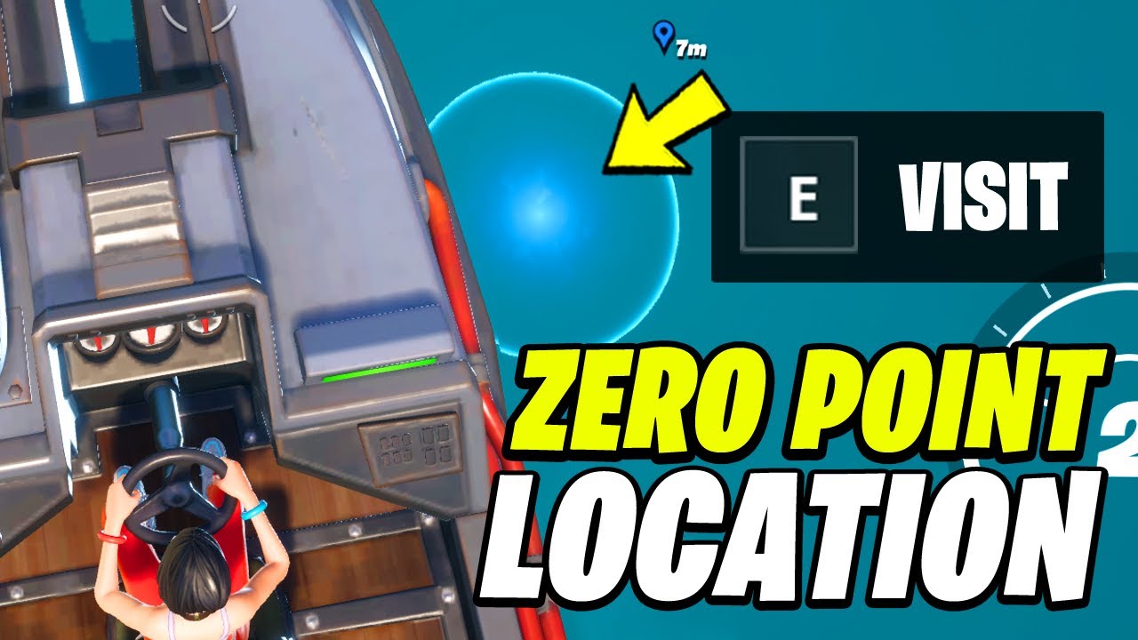 visit the zero point in a motorboat