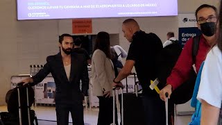 Saludando a Jay de la Cueva en el Aeropuerto de Monterrey 2022