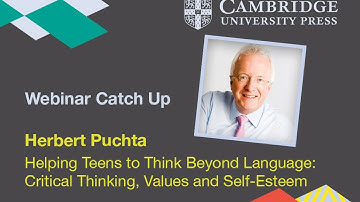 Helping Teens to Think Beyond Language: Critical thinking, values and self esteem