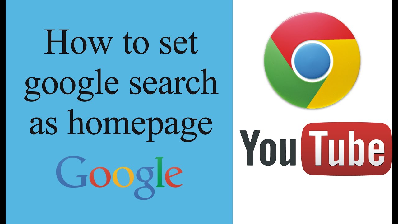 How to set default home page in google chrome like google.com - YouTube