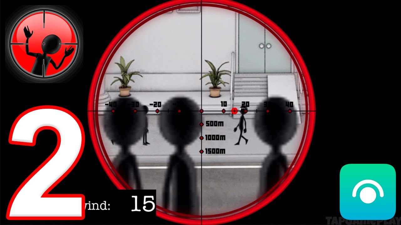 Sniper Shooter - Gameplay Walkthrough Part 2 - Chapters 7-12 (iOS, Android) 