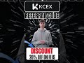 KCEX Latest Referral Code "DISCOUNT" Save 20% on Trading Charges 💸⚡