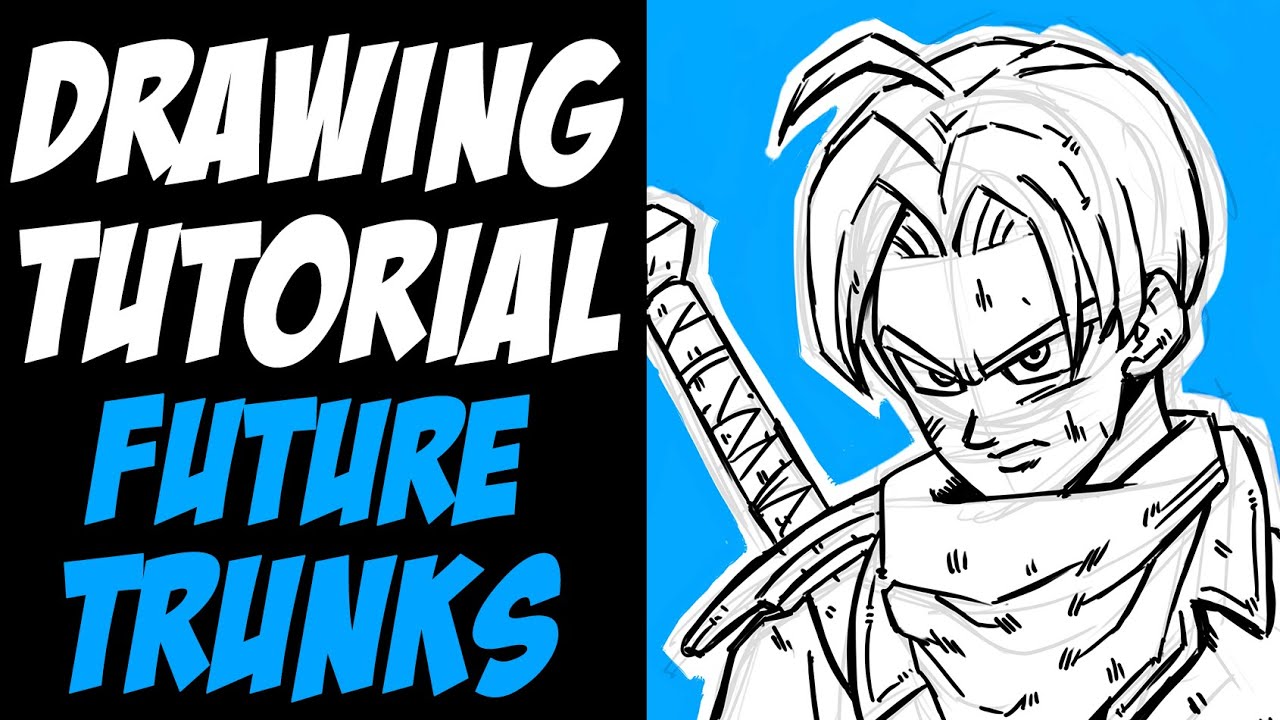 How to Draw Future Trunks from Dragonball Super STEPBYSTEP! Como