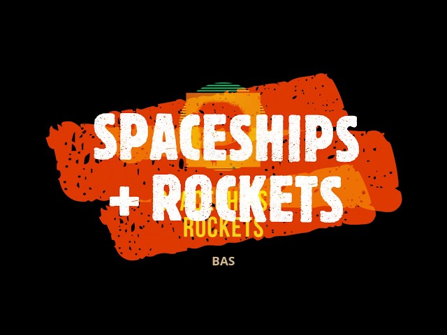 SPACESHIPS + ROCKETS - BAS - BLACK PARCE 2019 class=