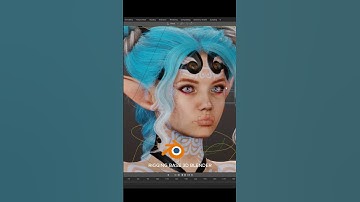 character 3d magic model by oscar creativo #ue5 #blender #zbrush #3dart #rendering #characterdesign