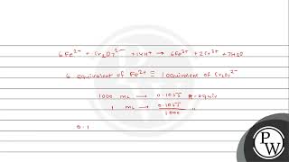 How many milligram of iron \( \left(\mathrm{Fe}^{2+}\right) \) are equal to \( 1 \mathrm{~mL} \)...
