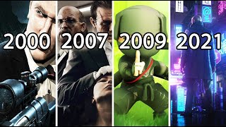 Evolution of IO Interactive Developed Games 2000 - 2021