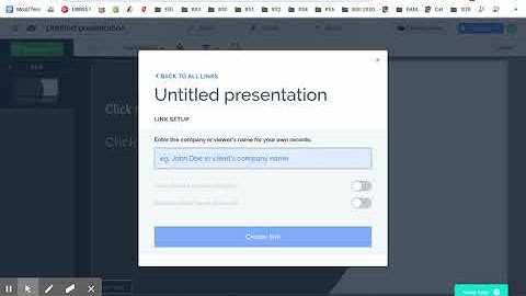 How to get link to Prezi