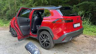 TOYOTA COROLLA CROSS GR Sport 2026 (FACELIFT) - PRACTICALITY test, AC controls, TRUNK (Hybrid FWD)