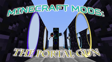 Minecraft Mod Review: The Portal Gun!!