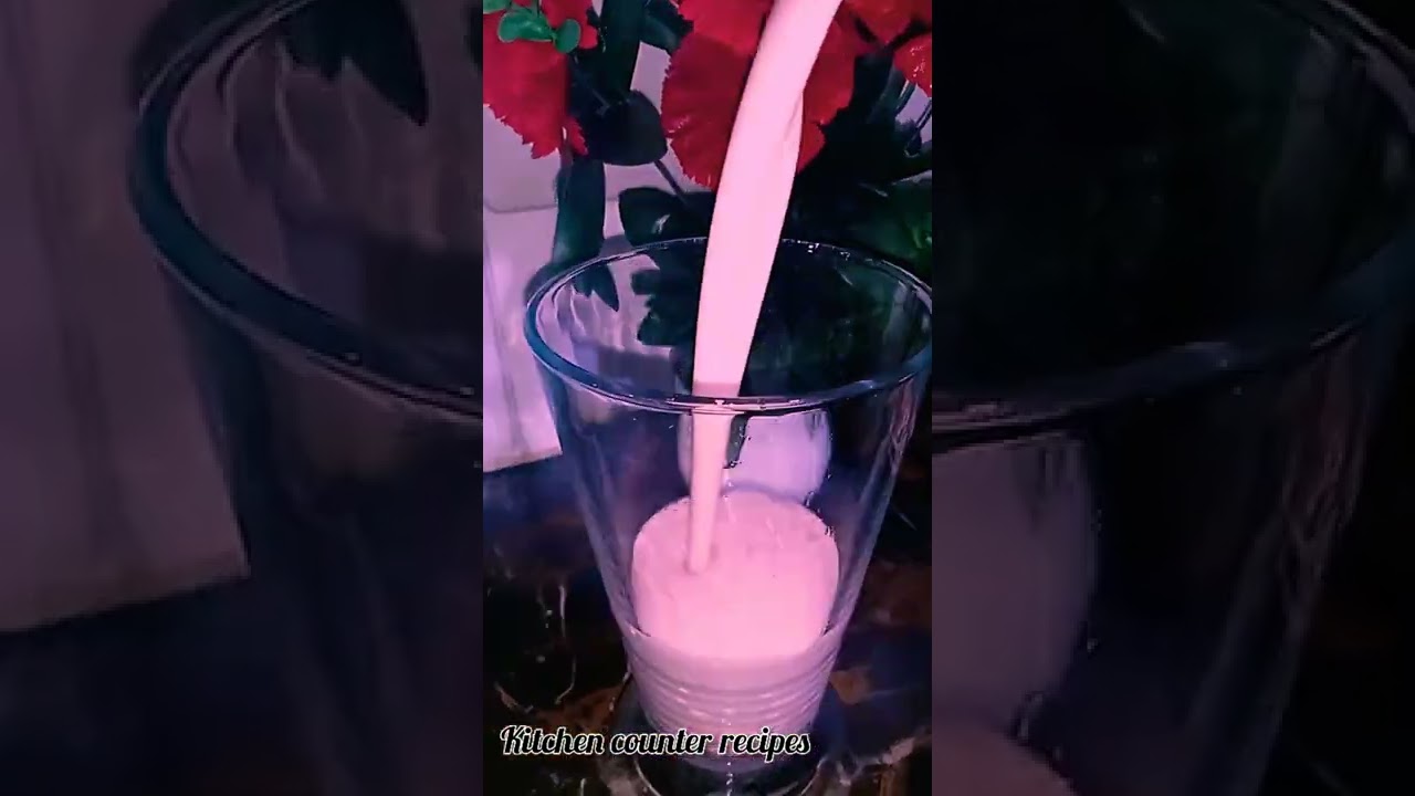 strawberry lassi | kitchen counter recipes
