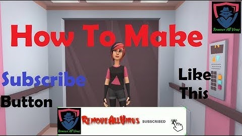 Create your own animated subscribe button Now - Only in 5 minutes