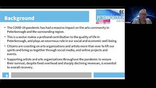 Peterborough Arts Alive Fund Strategic Recovery and Resilience Grants: Application Workshop