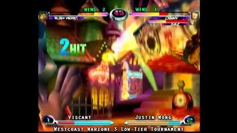 Westcoast Warzone 3 MvC2 Low Tier m09 Viscant vs Justin Wong