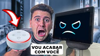 COLOQUEI A ALEXA NOVA PARA FALAR COM A ANTIGA E NÃO FOI UMA BOA IDEIA!