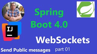 Spring Boot 4.0.0 - Implementing Web Sockets - Send Public Messages with JavaScript Client