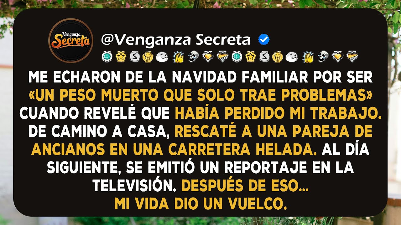 Ayudé a una pareja de ancianos en una autopista helada. Al día siguiente, mi familia vio el reportaj