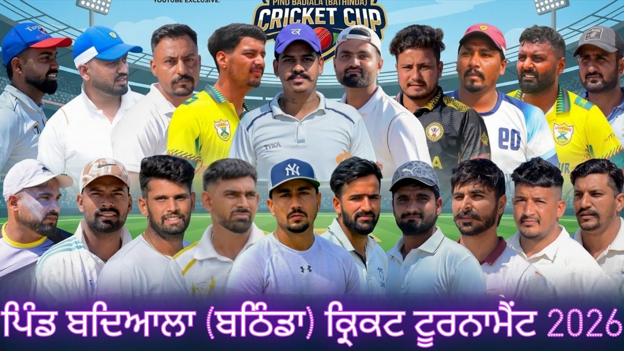 LIVE. PIND BADIALA (BATHINDA) 2 PLAYER BHARON CRICKET TOURNAMENT 2026