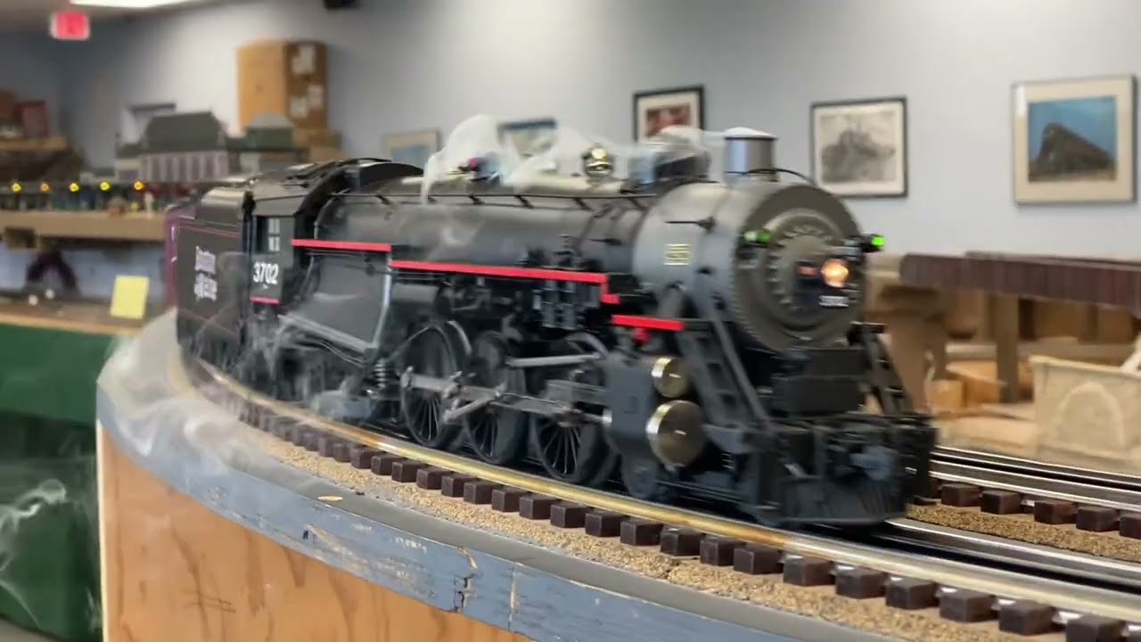 Boston & Maine Heavy Pacific 3702 Hauls Five Heavyweight Passenger Cars During Railfan Charter 2025