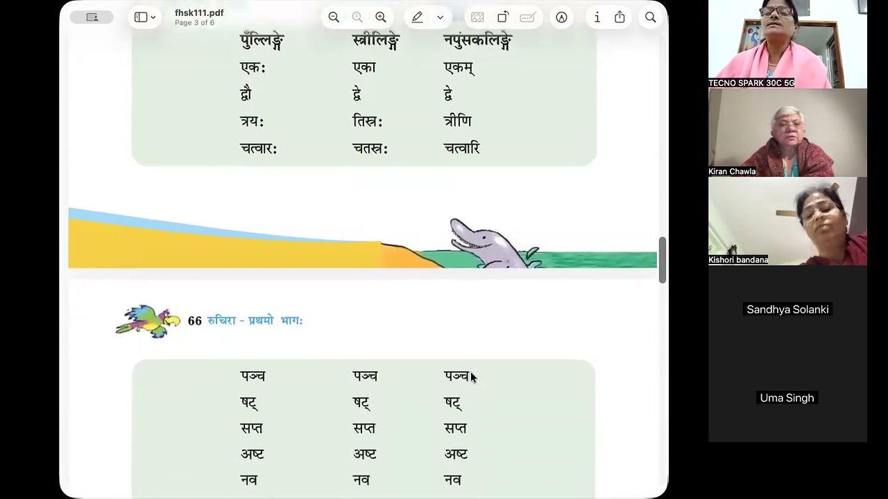LET'S LEARN SANSKIT CLASS 6, LESSON 11