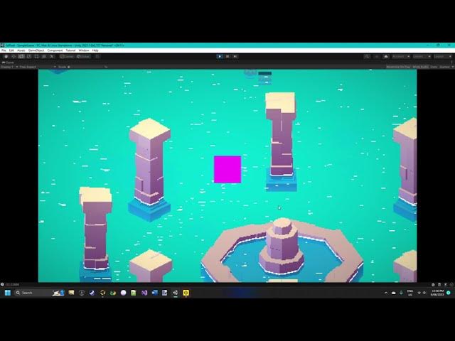 I'm making a 3D Pixel Art game about boats :) : r/Unity3D