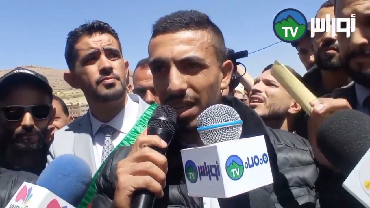 #باتنة#بلدية_مروانة🔻زيارة والي الولاية  يشرف على وضع حيز الخدمة للبئر الإرتوازي التعويضي وفتح مسلك