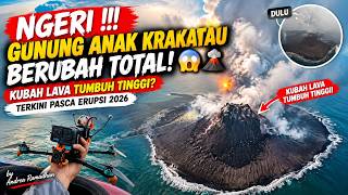 Download lagu NGERI !!! GUNUNG ANAK KRAKATAU BERUBAH TOTAL! 😱🌋 KUBAH LAVA TUMBUH TINGGI? TERKINI PASCA ERUPSI 2026