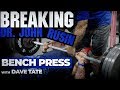 Breaking Dr. John Rusin: Bench Press | elitefts.com