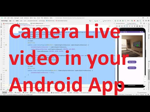 How to live stream video from camera using the new createCaptureSession API in Android App? - API 34