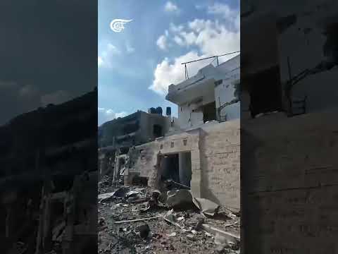 شارع النعايمة في بيت حانون بعد قصف الاحتلال الإسرائيلي الوحشي